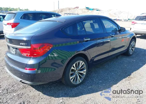 2010 BMW 550I Gran Turismo Gt from USA, damaged, VIN WBASN4C56AC208664